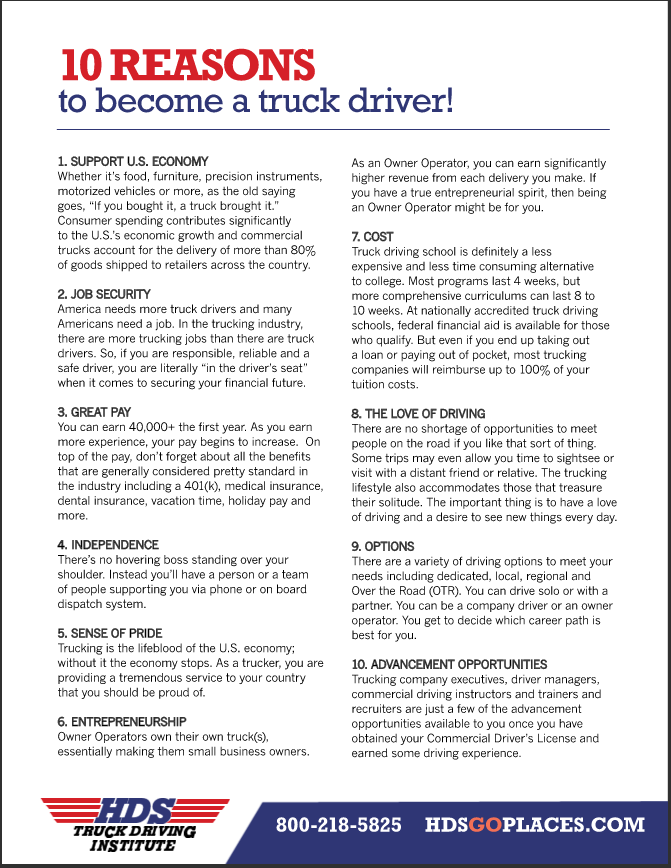 How do you train to become a delivery truck driver?